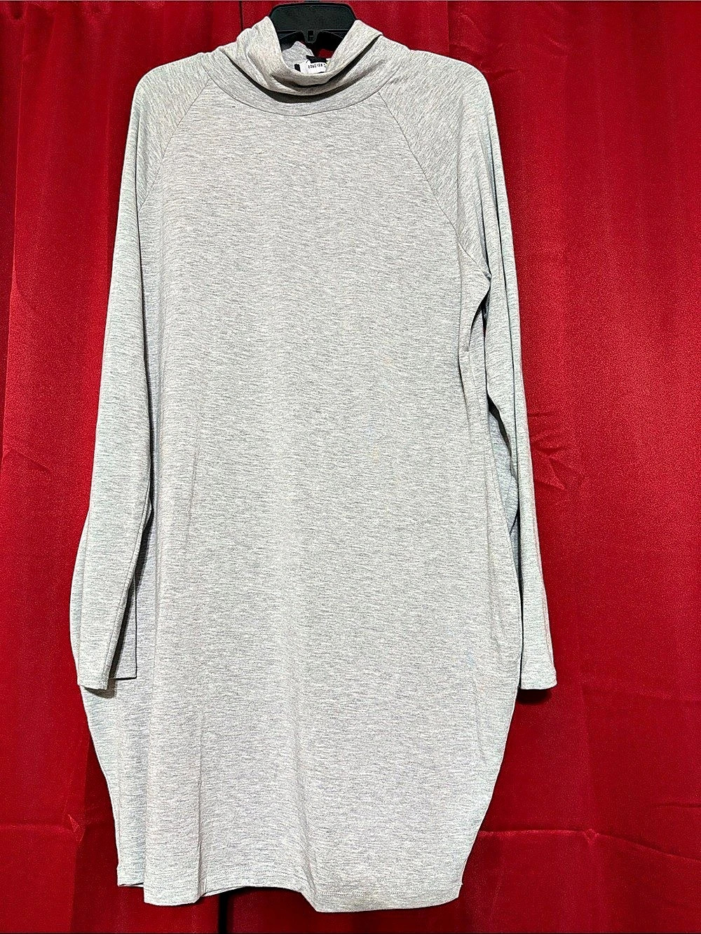 Forever 21 Gray Cowl Neck Midi Dress Size Medium NWT